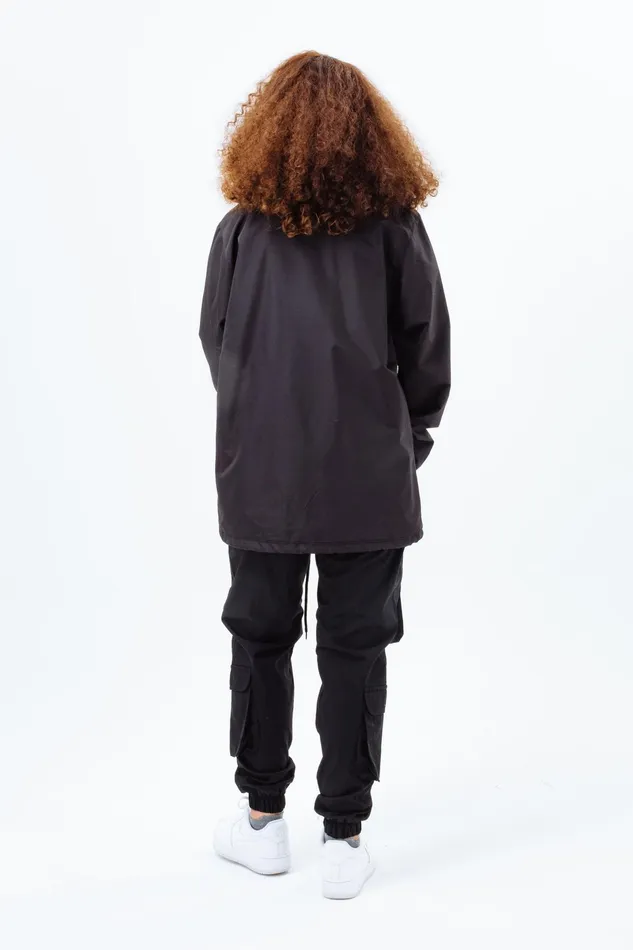 Just Hype Coats and Jackets Continu8 Black Bomber Jacket