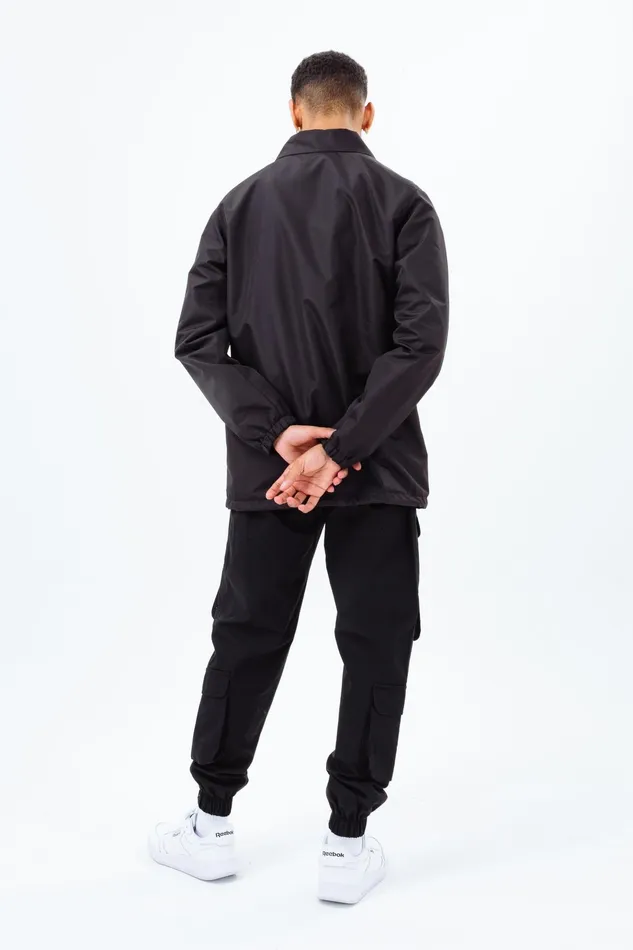 Just Hype Coats and Jackets Continu8 Black Bomber Jacket