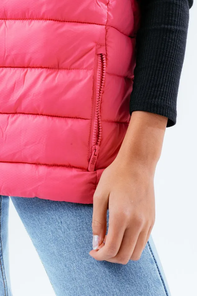 Just Hype Coats and Jackets Hype Hot Pink Girls Gilet