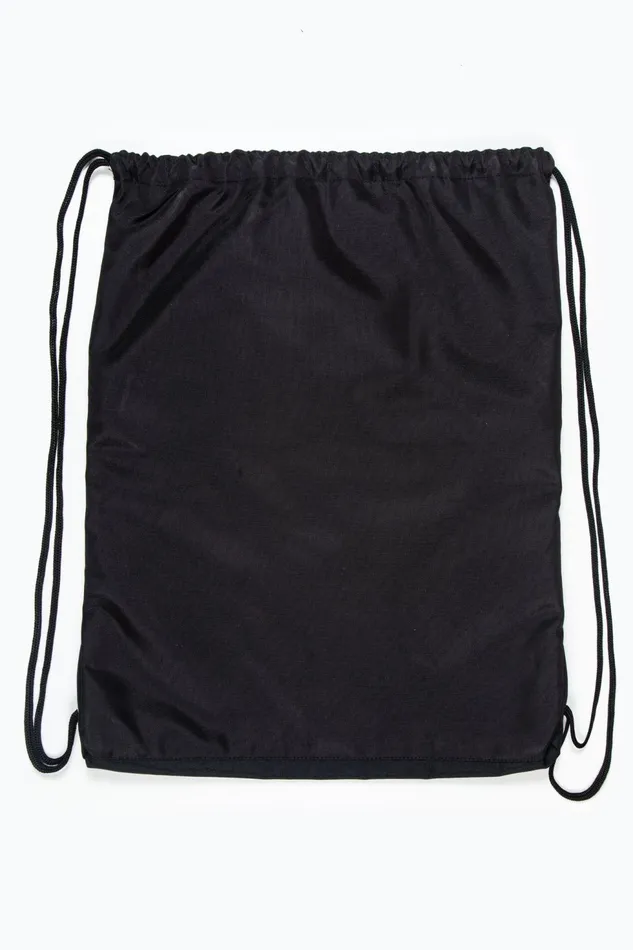 Just Hype Drawstring Bags Hype Unisex Black Script Drawstring Bag