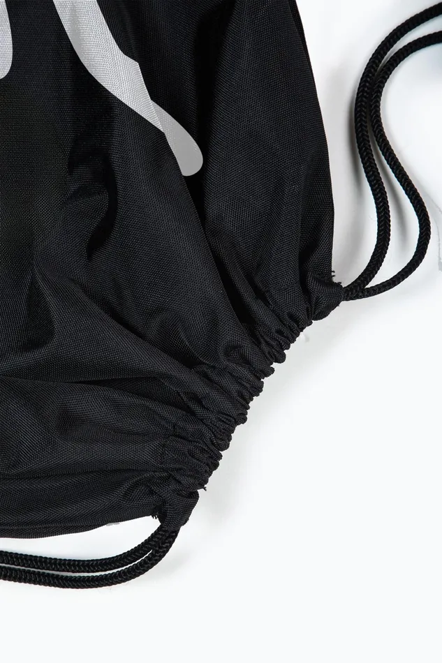 Just Hype Drawstring Bags Hype Unisex Black Script Drawstring Bag