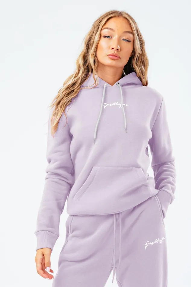 Just Hype Hoodies and Sweatshirts Hype Purple Scribble Women039S Hoodie