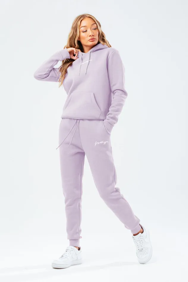 Just Hype Hoodies and Sweatshirts Hype Purple Scribble Women039S Hoodie