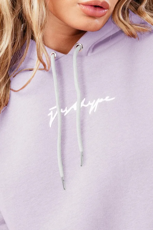 Just Hype Hoodies and Sweatshirts Hype Purple Scribble Women039S Hoodie