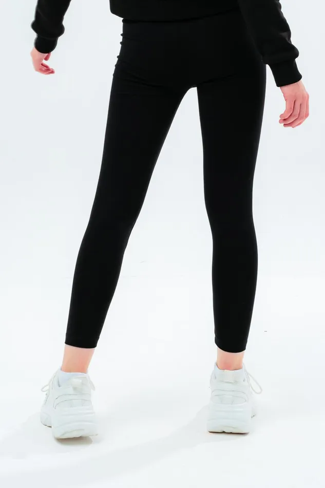 Just Hype Leggings and Bralettes Hype Girls Black and Grey 2 Pack Leggings Set