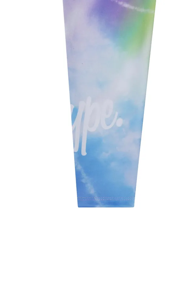 Just Hype Leggings and Bralettes Hype Girls Multi Heart TieDye Legging