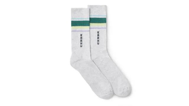 Karhu Tubular87 Sock Light Grey Melange Brittany Blue Men Socks