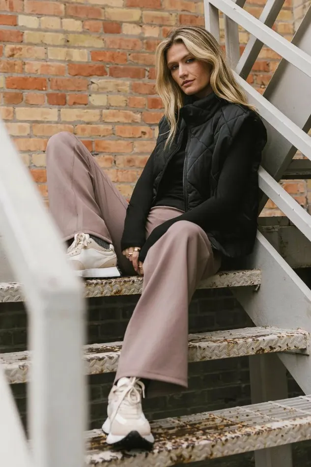Keegan Active Leggings In Taupe Taupe Women Bohme Pants