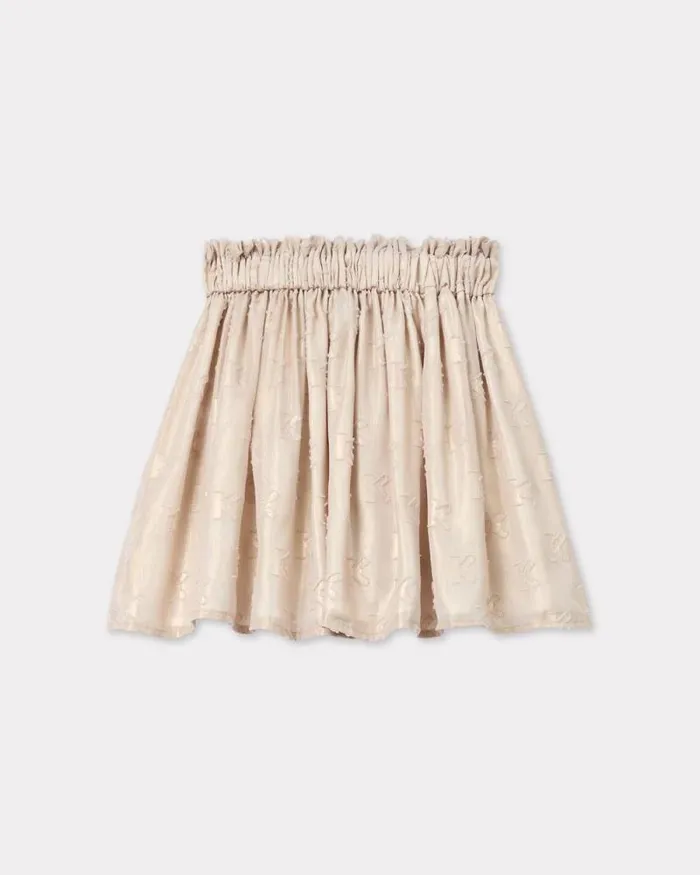 Kids 039Festive039 Jacquard Skirt Sand Kenzo Dresses And Skirts