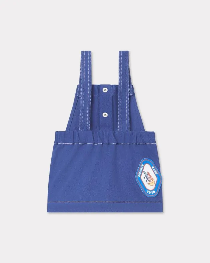 Kids 039KENZO Tour039 Cotton Pinafore Dress Ink Kenzo Babies 1 Month 8211 2 Years