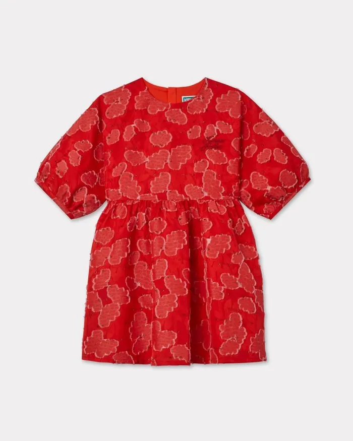 Kids 039KENZO Tour039 Kimonosleeved Dress Vermillion Kenzo Dresses And Skirts