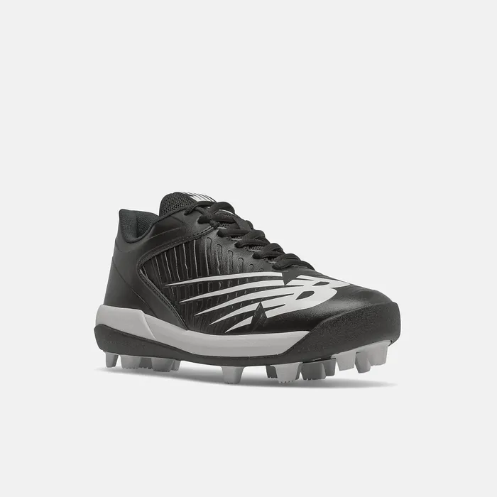 Kids 4040 V6 Rubber Molded Black With White New Balance Cleats Kids 4040 V6 Rubber Molded Black With White New Balance Cleats