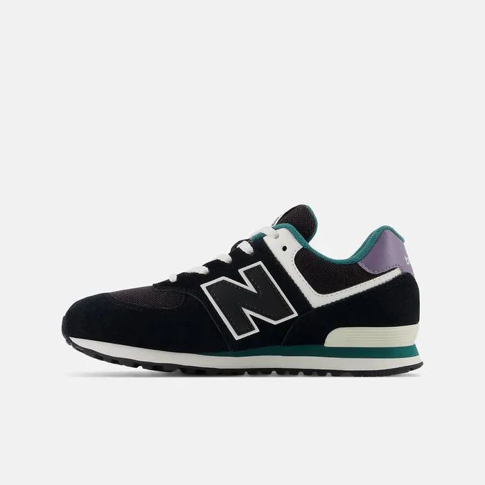 Kids 574 Black With Mercury And Vintage Teal New Balance Size 35 8211 7