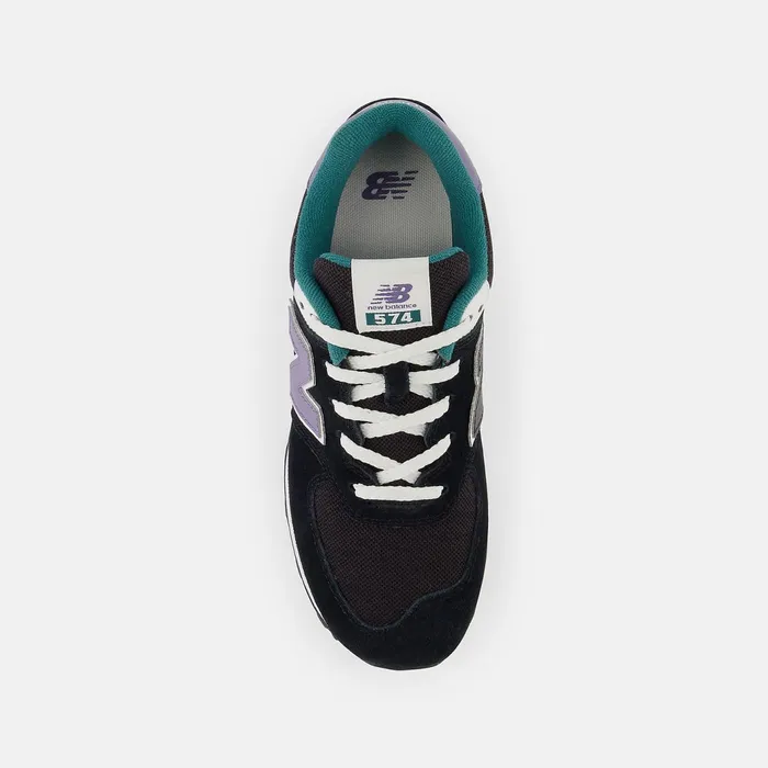 Kids 574 Black With Mercury And Vintage Teal New Balance Size 35 8211 7