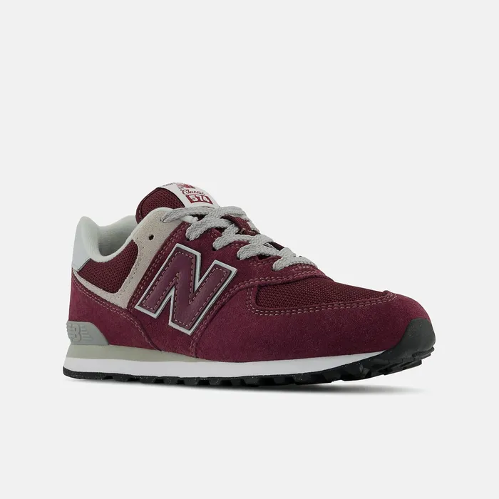 Kids 574 Core Burgundy With White New Balance Size 35 8211 7
