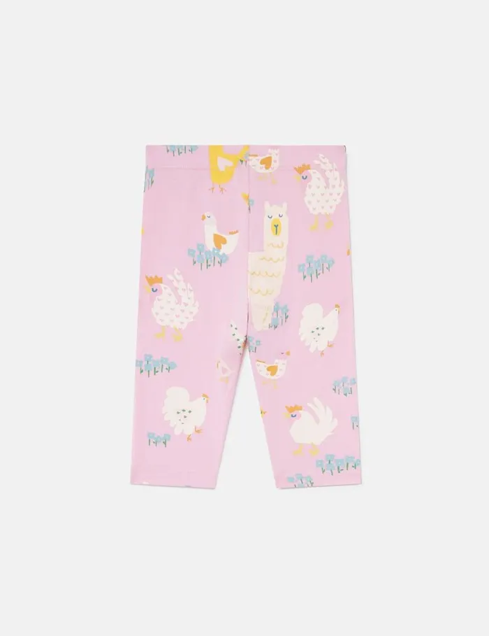 Kids Animal Pattern Leggings Pink Stella McCartney Baby Girls Kids Animal Pattern Leggings Pink Stella McCartney Baby Girls