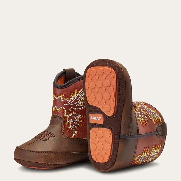 Kids Baby Boots Ariat Infant Lil039 Stompers WorkHog Boot Tan