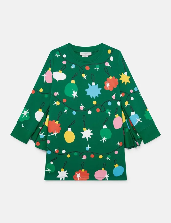 Kids Bauble Print Batwing Dress Multicolour Stella McCartney Dresses and Jumpsuits