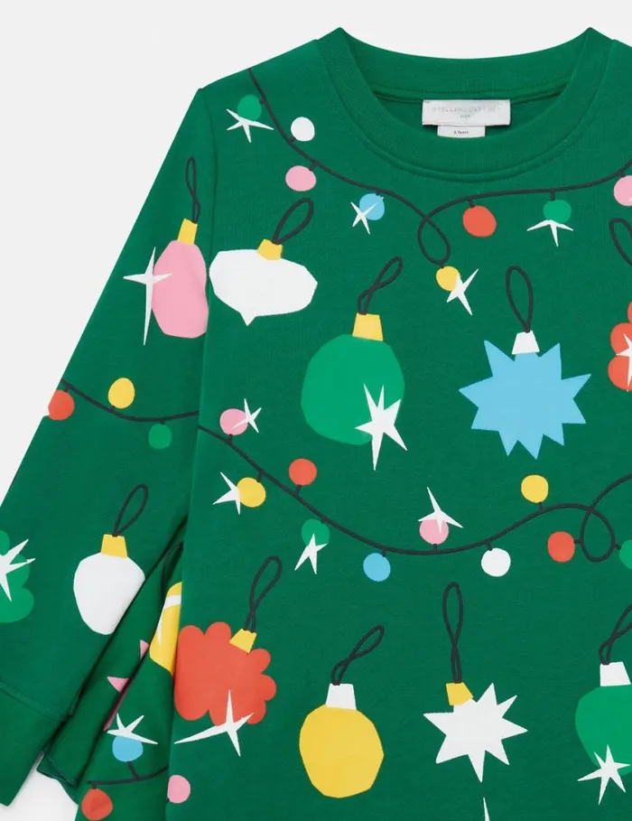 Kids Bauble Print Batwing Dress Multicolour Stella McCartney Dresses and Jumpsuits