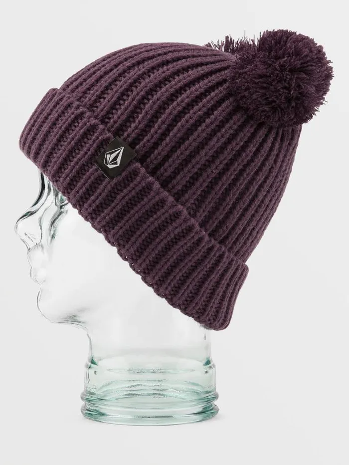 Kids Beanies Volcom Shreddy Teddy 8211 Blackberry