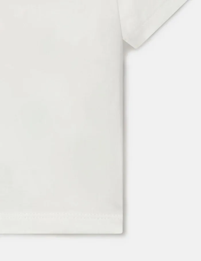 Kids Bee Happy TShirt Ivory Stella McCartney Baby Girls