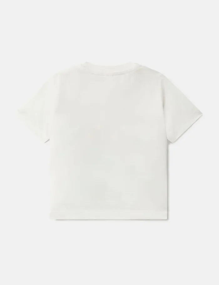 Kids Bee Happy TShirt Ivory Stella McCartney Baby Girls