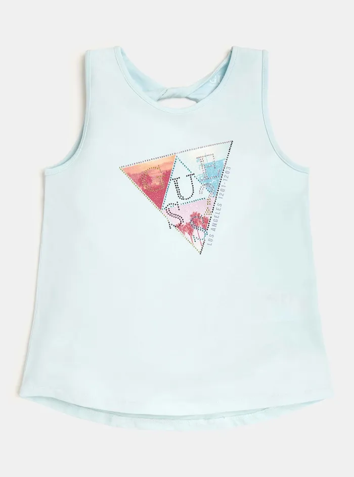 Kids Big Girl GUESS Celestite Chiffon Tshirt 716
