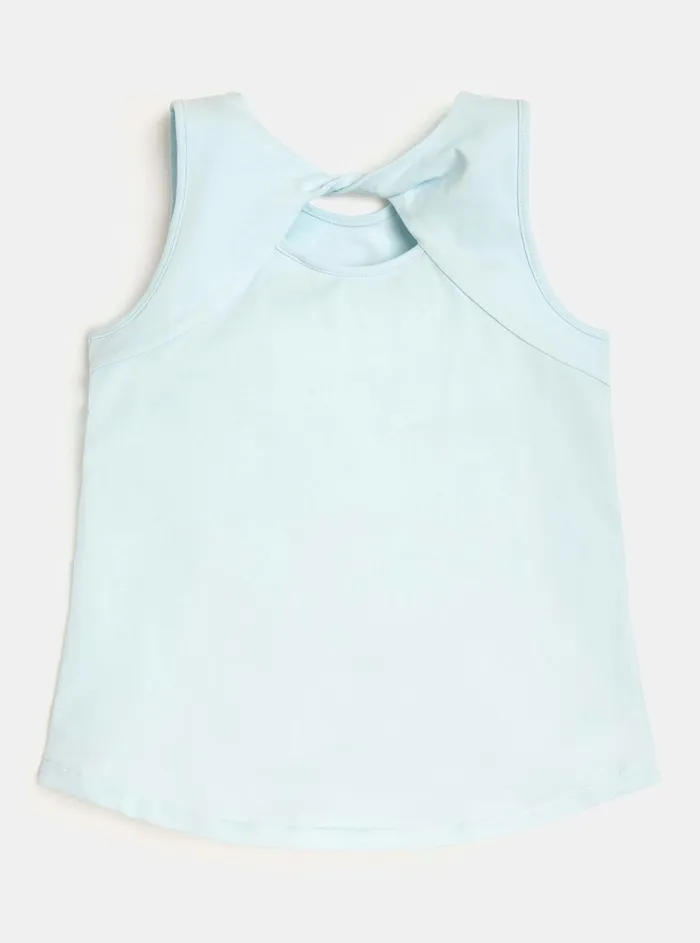 Kids Big Girl GUESS Celestite Chiffon Tshirt 716 Kids Big Girl GUESS Celestite Chiffon Tshirt 716