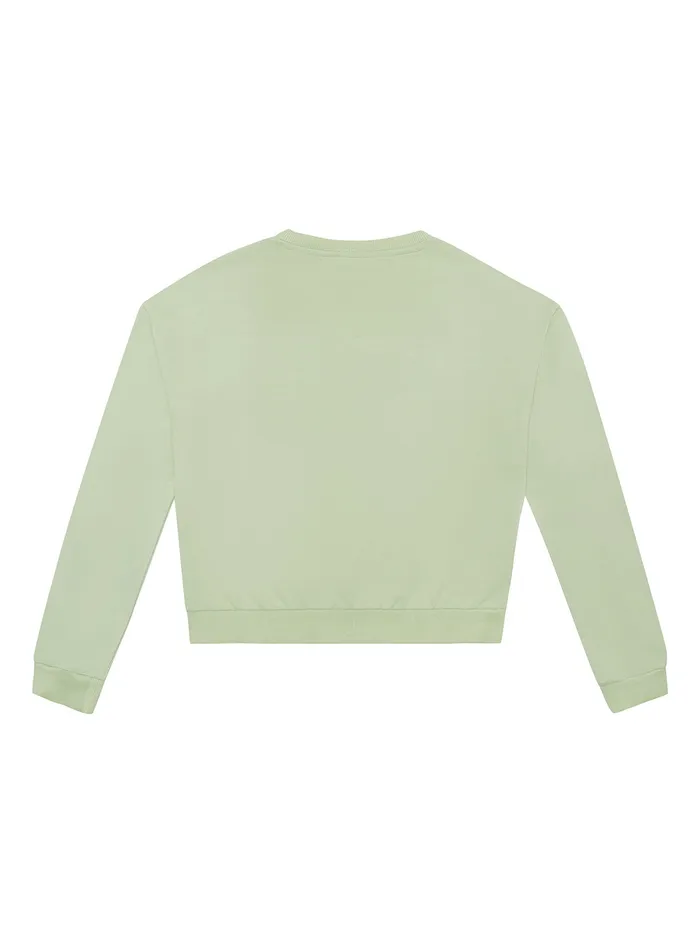 Kids Big Girl GUESS Matcha Baby Terry Active Top 716 Kids Big Girl GUESS Matcha Baby Terry Active Top 716