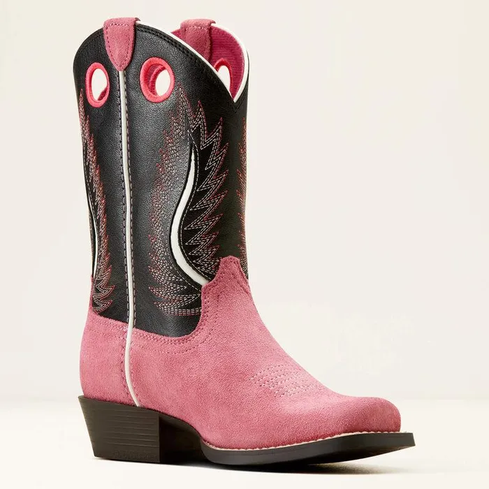 Kids Big Kids039 Footwear Ariat Futurity Fort Worth Western Boot Haute Pink Suedemadison Avenue Kids Big Kids039 Footwear Ariat Futurity Fort Worth Western Boot Haute Pink Suedemadison Avenue