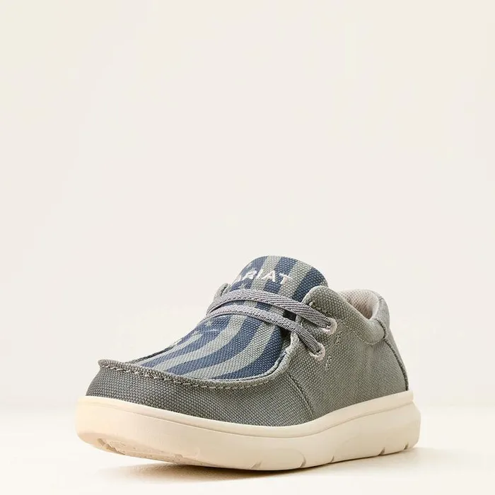 Kids Big Kids039 Footwear Ariat Hilo Coastal Greyamerican Flag