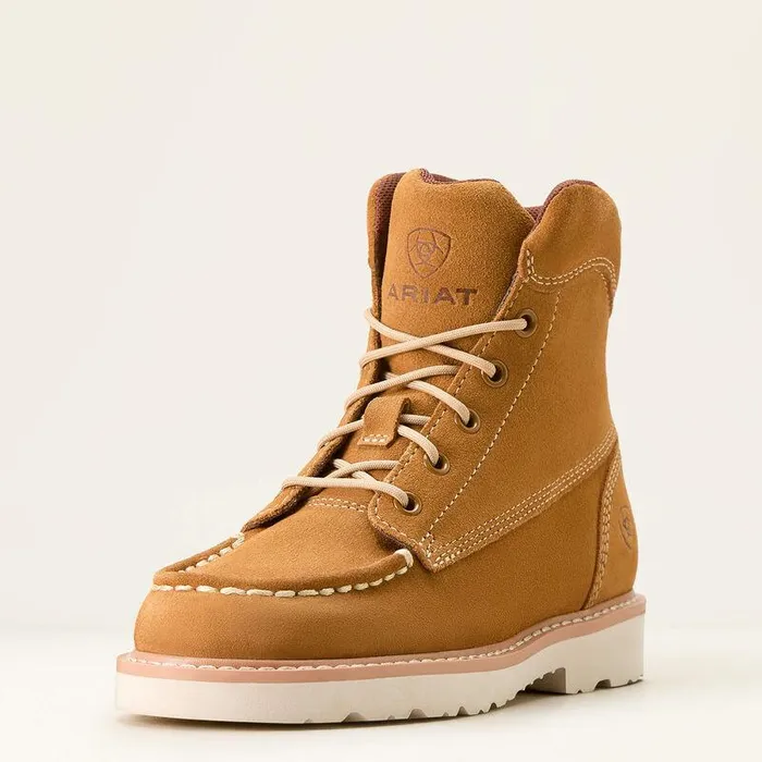 Kids Big Kids039 Footwear Ariat Lift Lacer Boot Wheat Suede