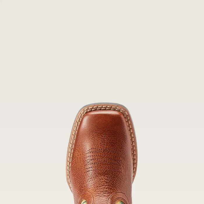 Kids Big Kids039 Footwear Ariat Round Up Wide Square Toe Easy Fit Western Boot Spiced Cider