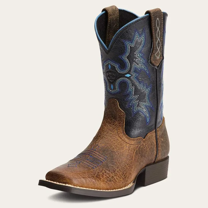 Kids Big Kids039 Footwear Ariat Tombstone Western Boot Earthblack