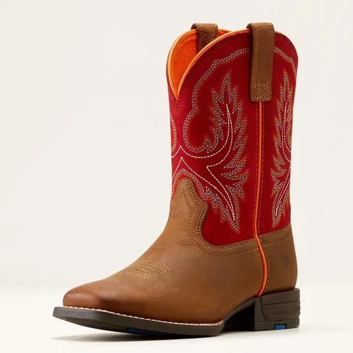 Kids Big Kids039 Footwear Ariat Wilder Western Boot Grand Canyonruby Red