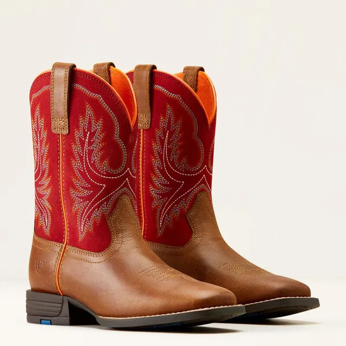 Kids Big Kids039 Footwear Ariat Wilder Western Boot Grand Canyonruby Red