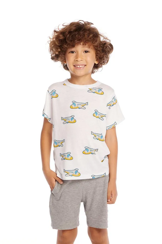 Kids Boys Chaser Brand Airplane Boys Tee