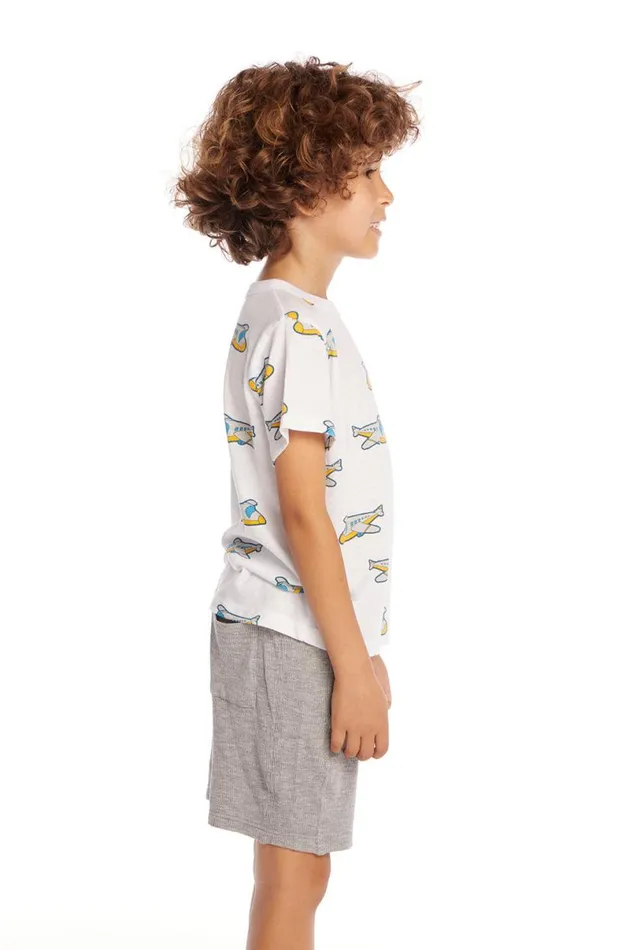Kids Boys Chaser Brand Airplane Boys Tee