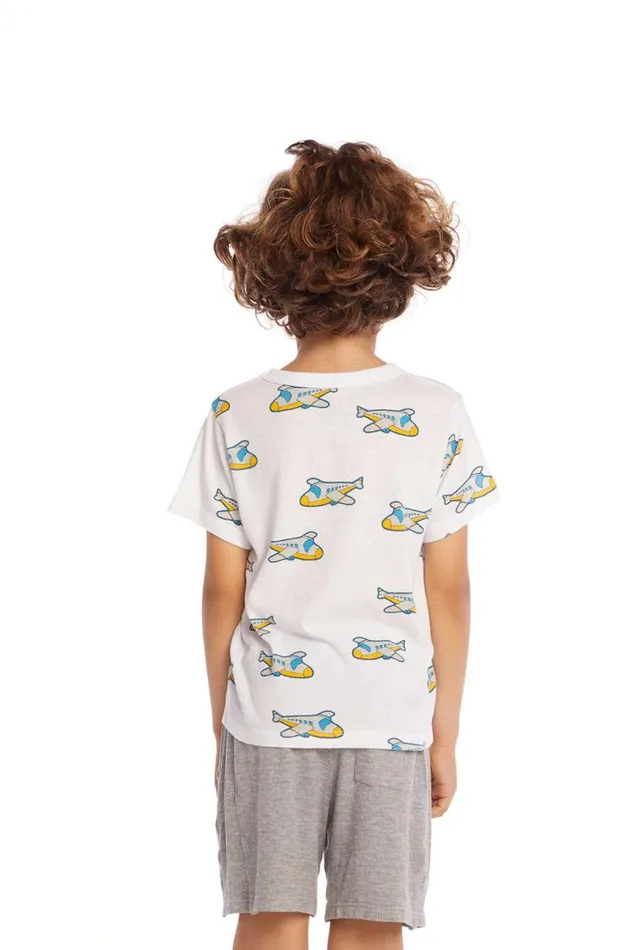 Kids Boys Chaser Brand Airplane Boys Tee