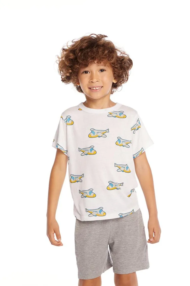 Kids Boys Chaser Brand Airplane Boys Tee
