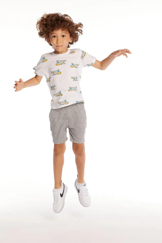 Kids Boys Chaser Brand Airplane Boys Tee