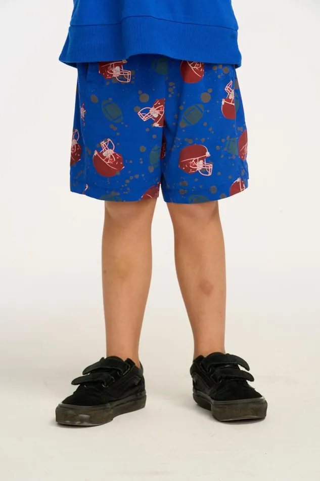Kids Boys Chaser Brand All Over Football Helmet Boys Shorts
