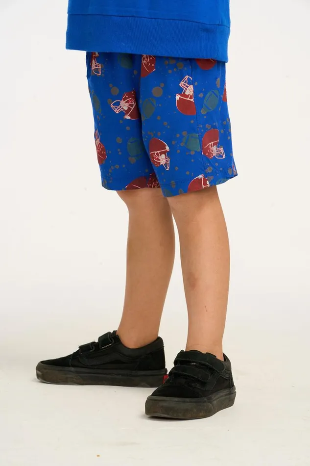 Kids Boys Chaser Brand All Over Football Helmet Boys Shorts