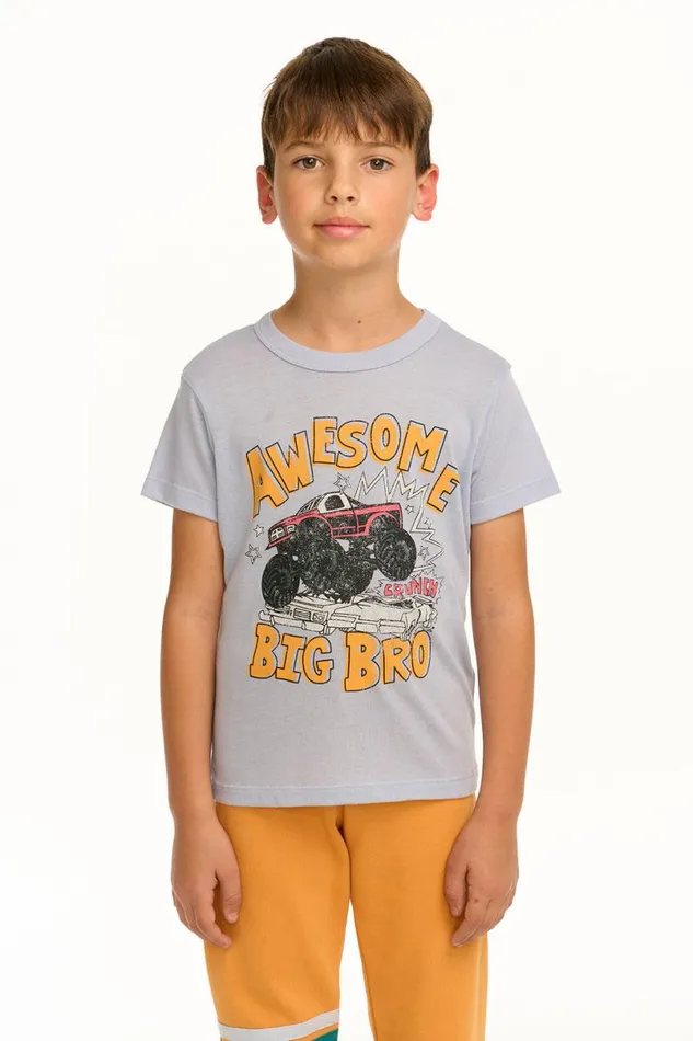 Kids Boys Chaser Brand Awesome Big Bro Tee