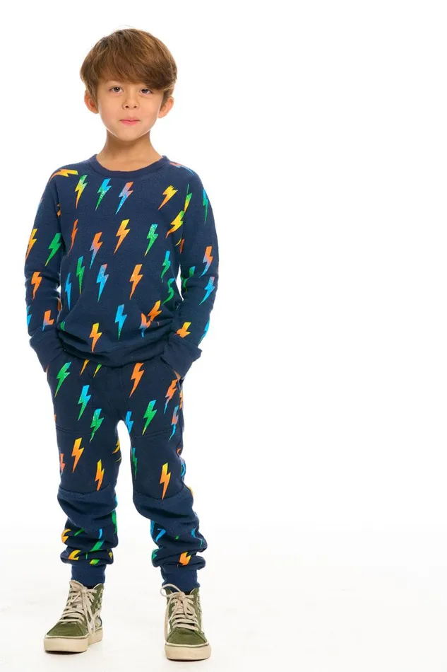 Kids Boys Chaser Brand Bolt Pants