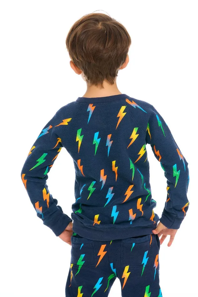 Kids Boys Chaser Brand Bolt Pullover