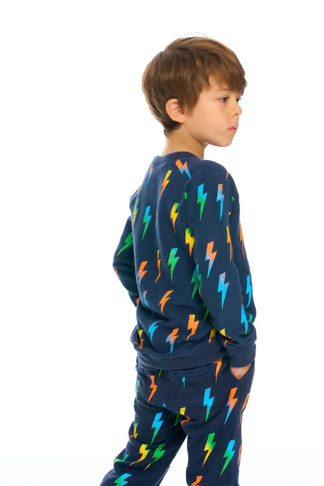 Kids Boys Chaser Brand Bolt Pullover