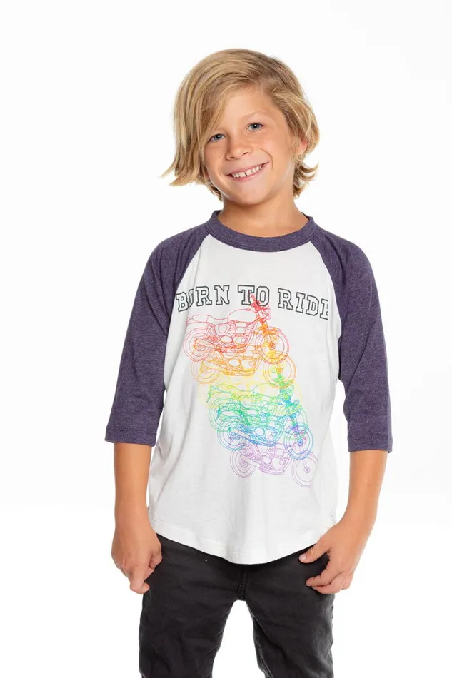 Kids Boys Chaser Brand Born To Ride