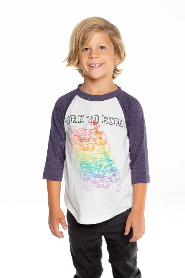 Kids Boys Chaser Brand Born To Ride