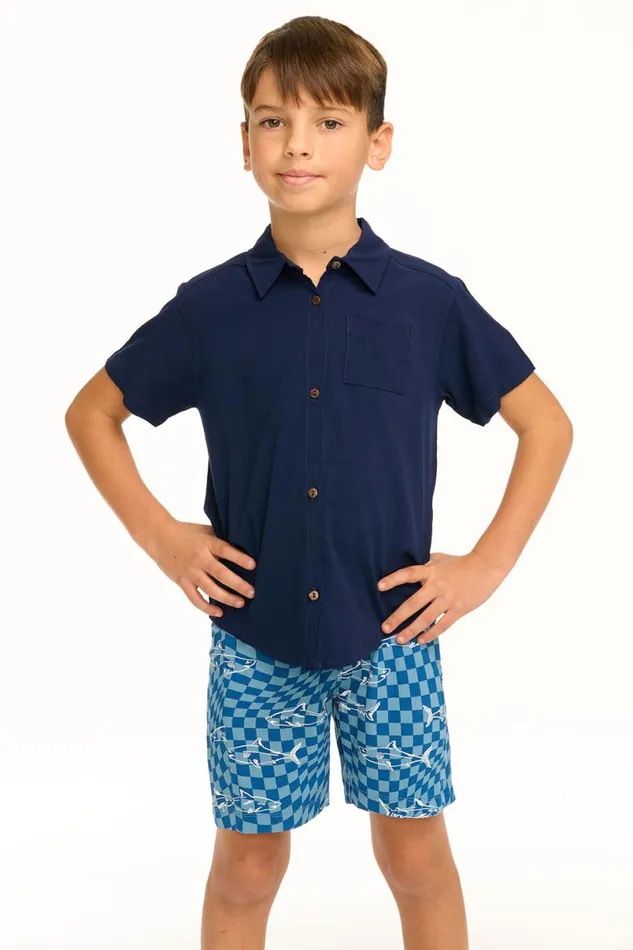 Kids Boys Chaser Brand Boy039s Avalon Collared Button Down Shirt